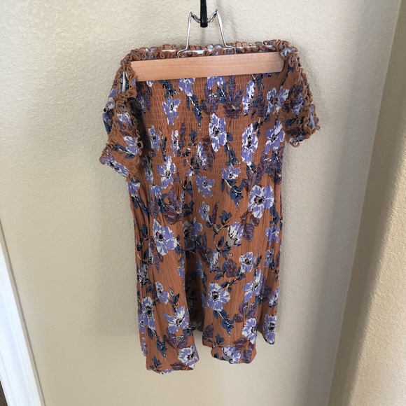 Windsor Off the Shoulder Floral Fit & Flare dress - Picture 1 of 3